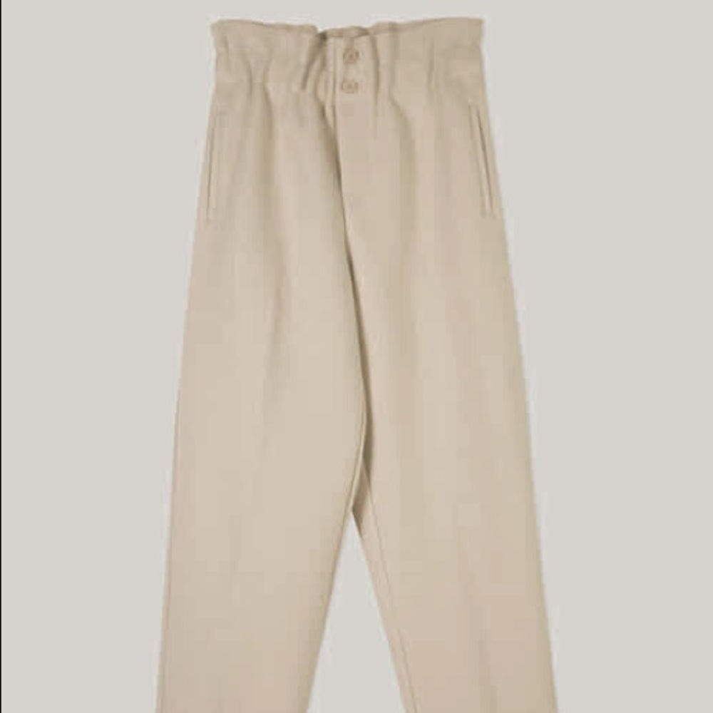 NWT Oak + Fort Cropped Pant 2609 in Oatmeal